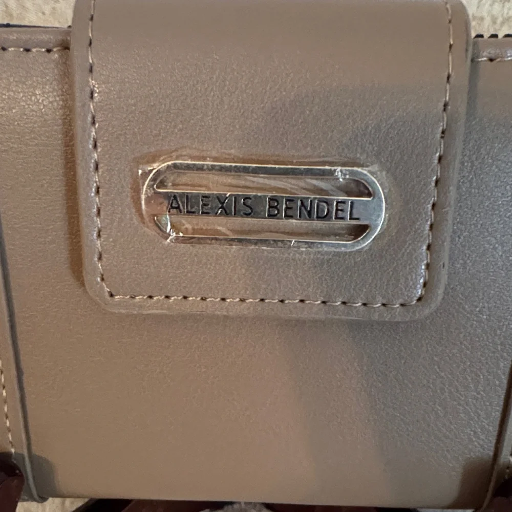Alexis Bendel Taupe Studded Wallet